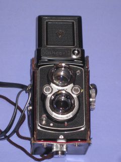 Vintage Yashica 12 Medium Format TLR Film Camera Flash Units