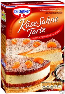 dr oetker cake mix kaese sahne torte original german