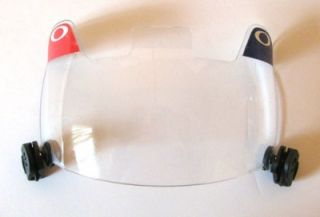  Universal Clear Oakley Football Helmet Face Guard Shields Visor