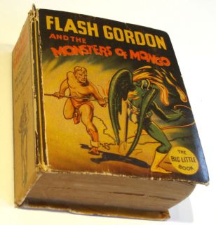 FLASH GORDON AND THE MONSTERS OF MONGO Big Little Book #1166 G Raymond