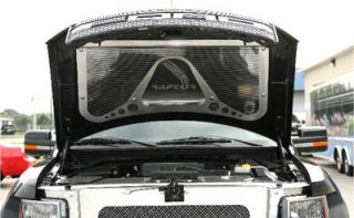 Ford F 150 Raptor 2010 12 Stainless Steel Hood Trim Panel Perforated