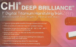 Chi Deep Brilliance Orange Flat Iron Hair Dryer Set