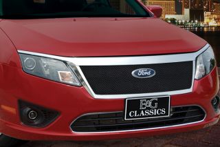 10 12 Ford Fusion Front Billet Grill, Black Ice Car Grille by E&G
