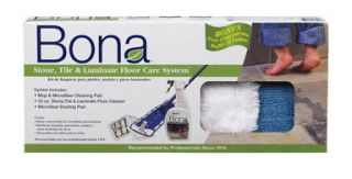 Bona ® Stone Tile Laminate Floor Care System with MOP