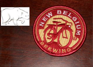   Brewing Round Beer Patch Fat Tire Bicycle Bike Fort Collins Colorado