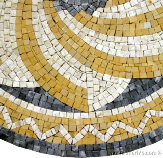 Marble Mosaic Floor Table Medallion Decor Art Tile