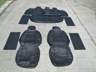 Ford Fusion SE SEL Leather Seat Covers Seats Interior 2010 Black