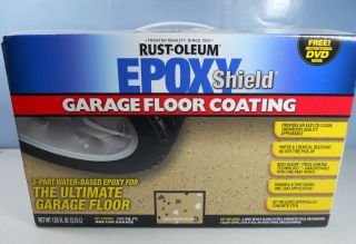 Rust Oleum Epoxy Shield Garage Floor Coating Kit #203006 Covers 250 SQ