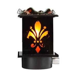 Fleur de Lis Electric Plug In Candle / Tart / Oil Warmer & Night Light