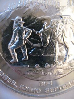 oz Bunker Hill Noah Kellogg Jackass Mine Coin 999 5 Fine Silver Gold