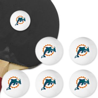 Miami Dolphins 6 Pack Team Logo Table Tennis Balls