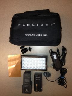 Flolight Microbeam 128 LED On Camera Video Light