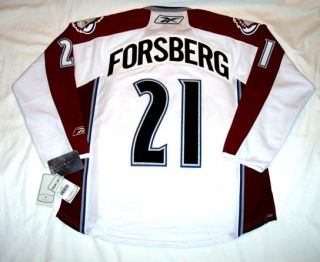 Peter Forsberg Size Large Colorado Avalanche Reebok Premier Hockey