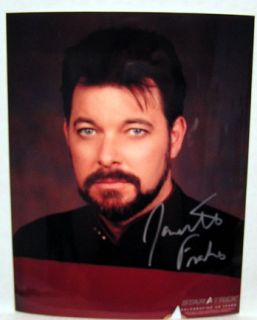 Jonathan Frakes Star Trek NG Autograph