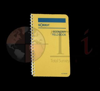 Sokkia 8152 60 Level Field Book Yellow for Survey Construction