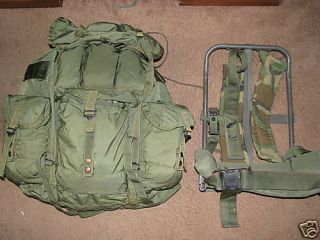 US Gi Military Large Back Pack w Al Alice Frame