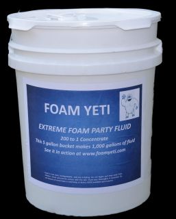  200 to 1 Extreme Foam Solution Fluid for Foam Party Machines