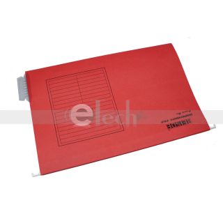 recycled colored hanging file folder letter red tab