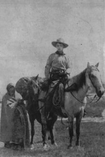 Frank E Webner Pony Express Horse and Rider 1861 Photo Old West Mail