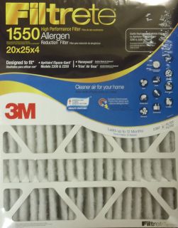 Filtrete Allergen Reduction 20 x 25 x 4 Electrostatic Pleated Air