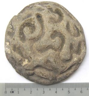  Antique Han Dynasty Pottery Ceramic Burial Food, Terracotta Coin