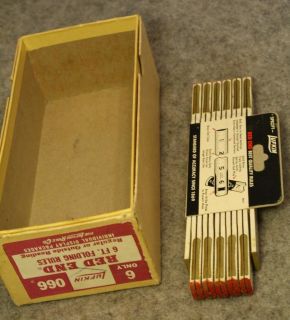  Old Stock Lufkin 066 Red End 6 ft Folding Rule in Display Box