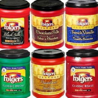 Folgers Ground Coffee 10 Flavors Light Medium Dark Roasts Choose One