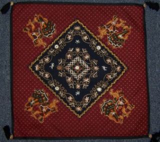 folk dance handcrafted cushion cover brand new 113