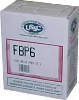  US Stove Company FBP6 Replacement Fire Brick
