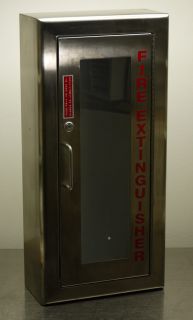 Larson Stainless Architecture fire extinguisher cabinet SS2409SM