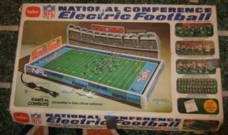 Vintage Tudor NFL Electric Football Game Featuring Cowboys and Rams