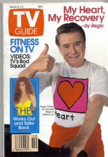  TV Guide Mar 6 1993 Regis Philbin Cher NY EDT