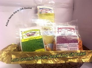 Love Gourmet Specialty Snack Food Gift Basket A Variety of Item