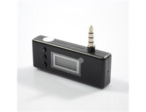 Black Mobile FM Transmitter Handsfree Car Speaker Phone for iPod