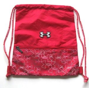 Under Armour Red Locker Draw String Sackpack Backpack Bag School