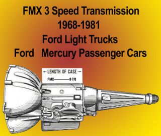 Ford FMX Transmission Pump External Seal Kit
