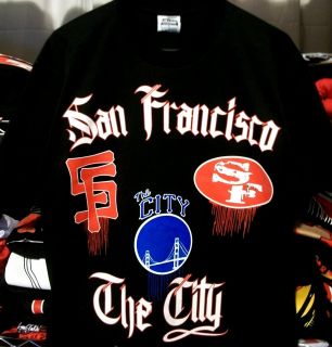 SF San Francisco 49ers Giants Golden State Warriors The City Mix Shirt