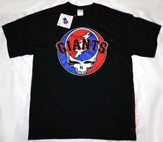 Grateful Dead San Francisco Giants Steal Your Face Jerry Garcia Shirt
