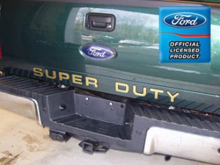 2012 Ford F250 Super Duty Tailgate Letter Insert Decals