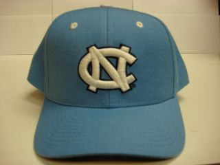  Carolina UNC Tar Heels Fitted Zephyr Cap Light Blue DH Hat NCAA