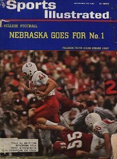 1965 Frank Solich Neb Cornhuskers Sports Illustrated