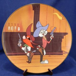 Bugs Bunny Yosemite Sam Looney Tunes Friz Freleng Plate