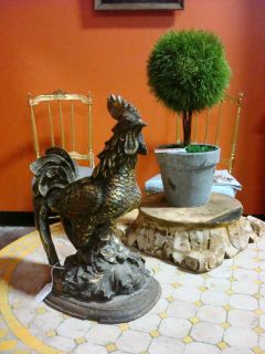 Great Cast Iron French Rooster for Your Garden or Home Display