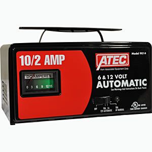 12V 10/2A Auto ATEC Portable Battery Charger ASO9014 BRAND NEW