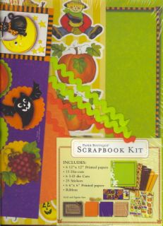 Halloween Scrapbook Kit by Paper Boutique 60 PC Set MSRP $11 99