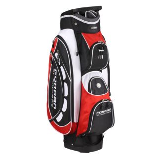 FORGAN Golf Pro ll Red Cart Bag 14 Way Dividers New