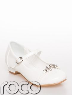  Diamante Strap Formal Party Wedding Flowergirl Communion Shoes