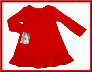 Flapdoodles Girls Size 3 3T Dress Christmas Holiday Tree Sequins Red