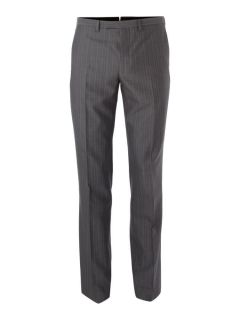 New Lingwood Formal Trousers in Alfred Brown Purple Stripe in Grey