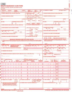  Health Insurance Claim Forms